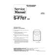 PIONEER SF707 EW Manual de Servicio