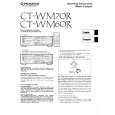 PIONEER CT-WM70R Manual de Usuario