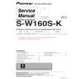 PIONEER S-W160S-K/MYXDCN5 Manual de Servicio