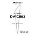 PIONEER DVC503 Manual de Usuario