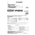 PIONEER CDXP1210 Manual de Servicio