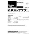 PIONEER KPX777 Manual de Servicio