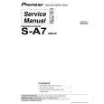 PIONEER S-A7/XMD/E Manual de Servicio