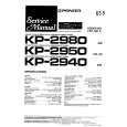 PIONEER KP2950EW Manual de Servicio