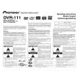 PIONEER DVR-111/KB/5 Manual de Usuario