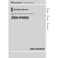 PIONEER DEHP2650 Manual de Usuario