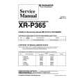PIONEER XRP365 Manual de Servicio