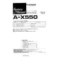 PIONEER AX550 Manual de Servicio