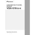 PIONEER VSX-518-S/YPWXJ Manual de Usuario