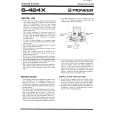 PIONEER S424X Manual de Usuario
