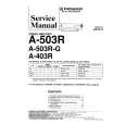 PIONEER A503R/G Manual de Servicio