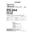 PIONEER PD104 Manual de Servicio