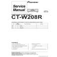PIONEER CT-W208R/SFXJ Manual de Servicio