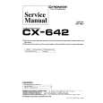 PIONEER CX642 Manual de Servicio