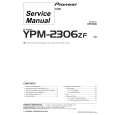 PIONEER YPM2306ZF Manual de Servicio