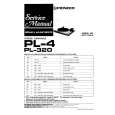 PIONEER PL320 Manual de Servicio