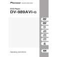 PIONEER DV989AVI Manual de Usuario
