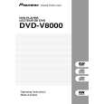 PIONEER DVDV8000 Manual de Usuario