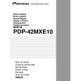 PIONEER PDP42MXE10 Manual de Usuario