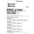 PIONEER PRSX220 Manual de Servicio