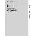 PIONEER AVG-VDP1 Manual de Servicio