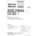 PIONEER AVX7300 Manual de Servicio