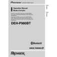 PIONEER DEH-P980BT/XN/UC Manual de Usuario