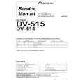 PIONEER DV515 I Manual de Servicio