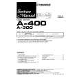 PIONEER A400 Manual de Servicio