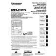 PIONEER PDF25 Manual de Usuario