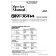 PIONEER GMX414 X1R/UC/X1R/ Manual de Servicio