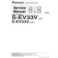 PIONEER S-EV33V/XJI/E Manual de Servicio