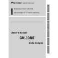 PIONEER GM3000T Manual de Usuario