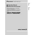 PIONEER DEH-P8850MP/XN/ES Manual de Usuario