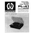 PIONEER PL-41 Manual de Usuario