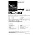 PIONEER PL-130 Manual de Servicio