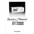 PIONEER CT-F505 Manual de Servicio