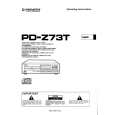 PIONEER PDZ73T Manual de Usuario