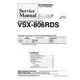 PIONEER VSX806RDS Manual de Servicio