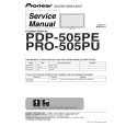 PIONEER PRO505PU Manual de Servicio