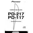PIONEER PD117 Manual de Usuario