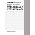 PIONEER VSXAX4AVI Manual de Usuario