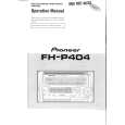 PIONEER FHP404 Manual de Usuario