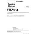 PIONEER CX-961 Manual de Servicio