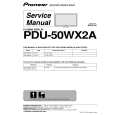 PIONEER PDU50WX2A Manual de Servicio