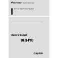 PIONEER DEQP90 Manual de Usuario