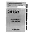 PIONEER GM-X924 Manual de Usuario