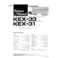 PIONEER KEX33 Manual de Servicio