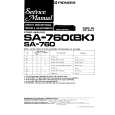 PIONEER SA760 Manual de Servicio