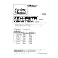 PIONEER KEH2720R X1B/GR Manual de Servicio